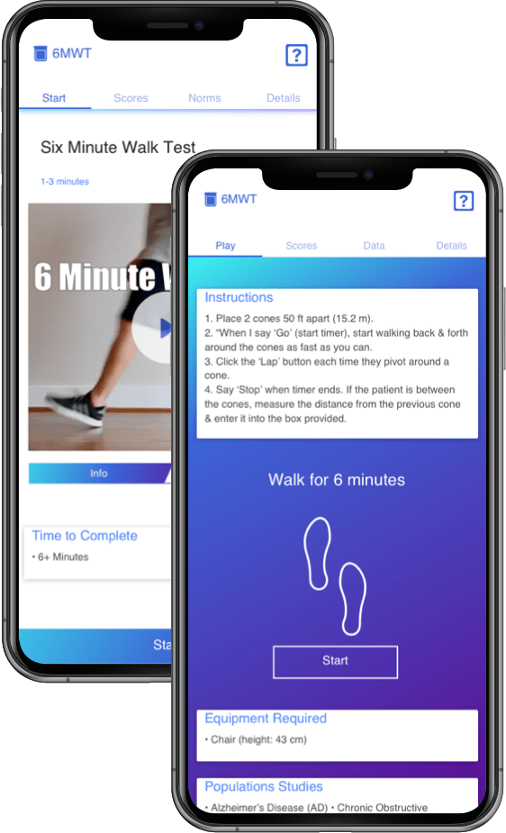 Mobile Measurements - Walk test and instructions
