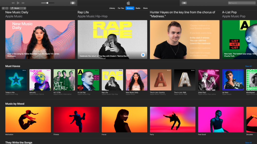 apple music splash screen