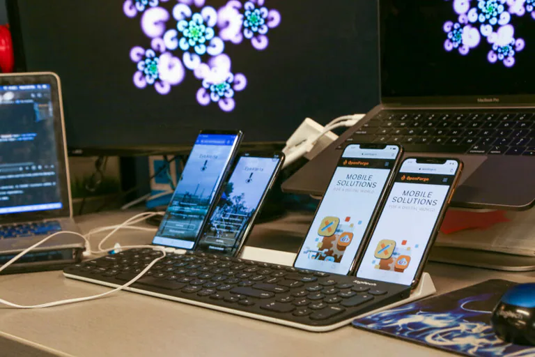 OpenForge mobile application testing setup