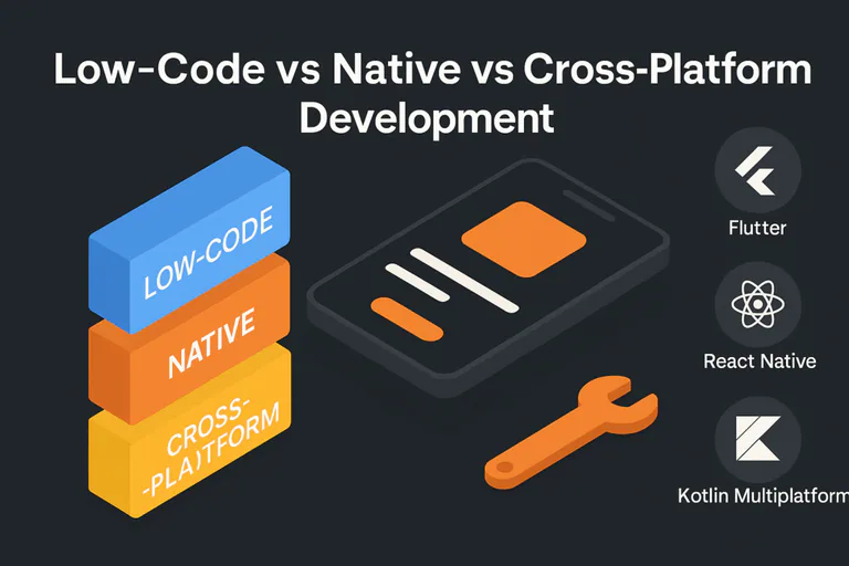 Low-code vs native vs cross platform development