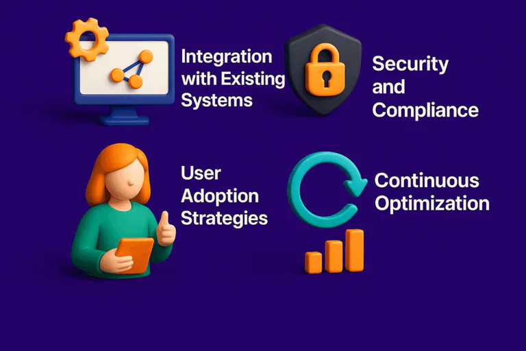 Enterprise mobile app development best practices infographic.