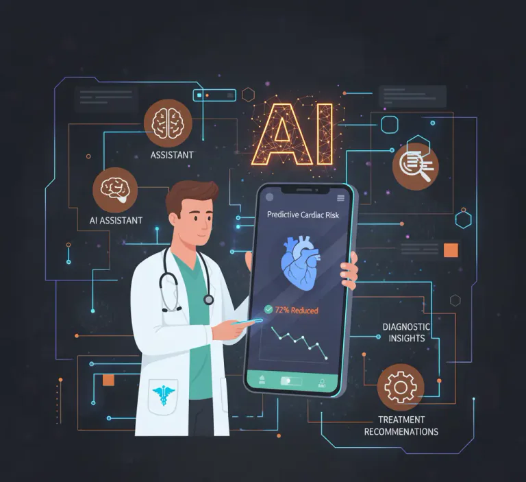 AI-driven healthcare app assisting doctors and patients with faster diagnosis