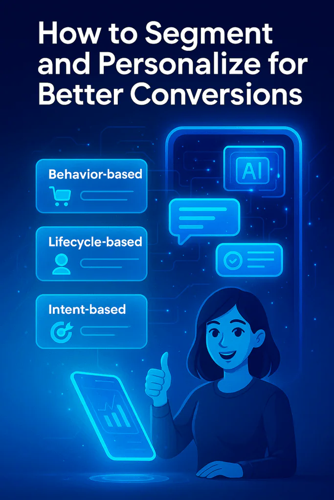 Segmenting and personalizing for better conversions