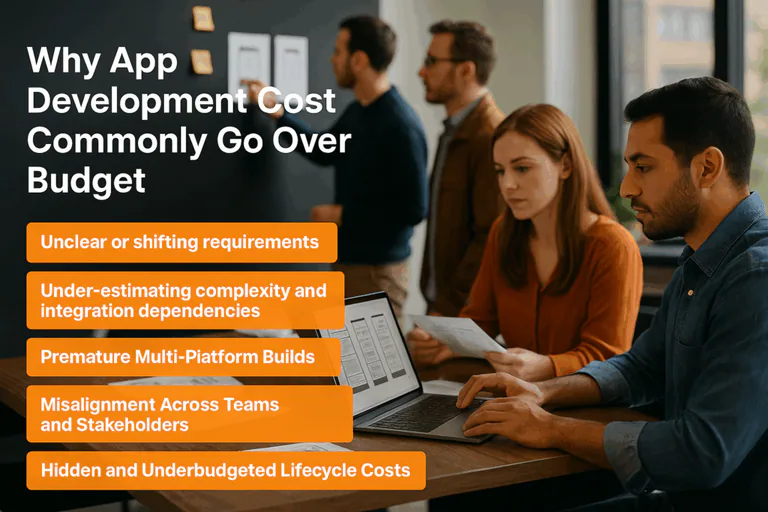Why app projects go over the project