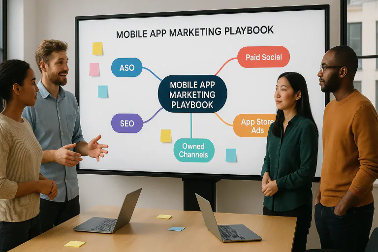 Team mapping mobile marketing playbook