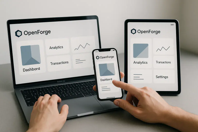 OpenForge app ecosystem across multiple devices