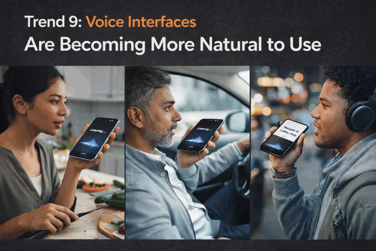 Voice interface as app development trend