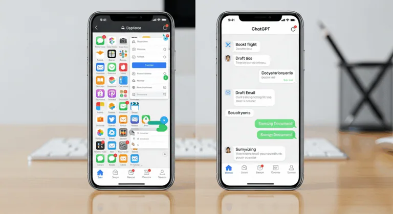 Comparison to ChatGPT-Powered UX vs Traditional UX Side-to-Side Comparison