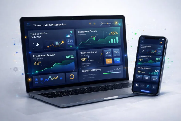 Mobile app ROI dashboard